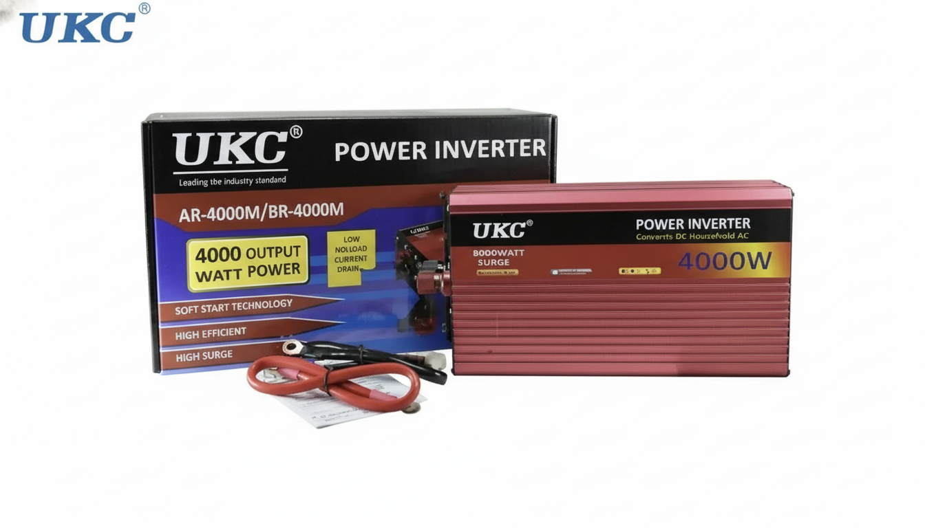 Inverter 12V na 220V 4000W – Pretvarač Struje za Auto, Kampovanje i Vikendicu