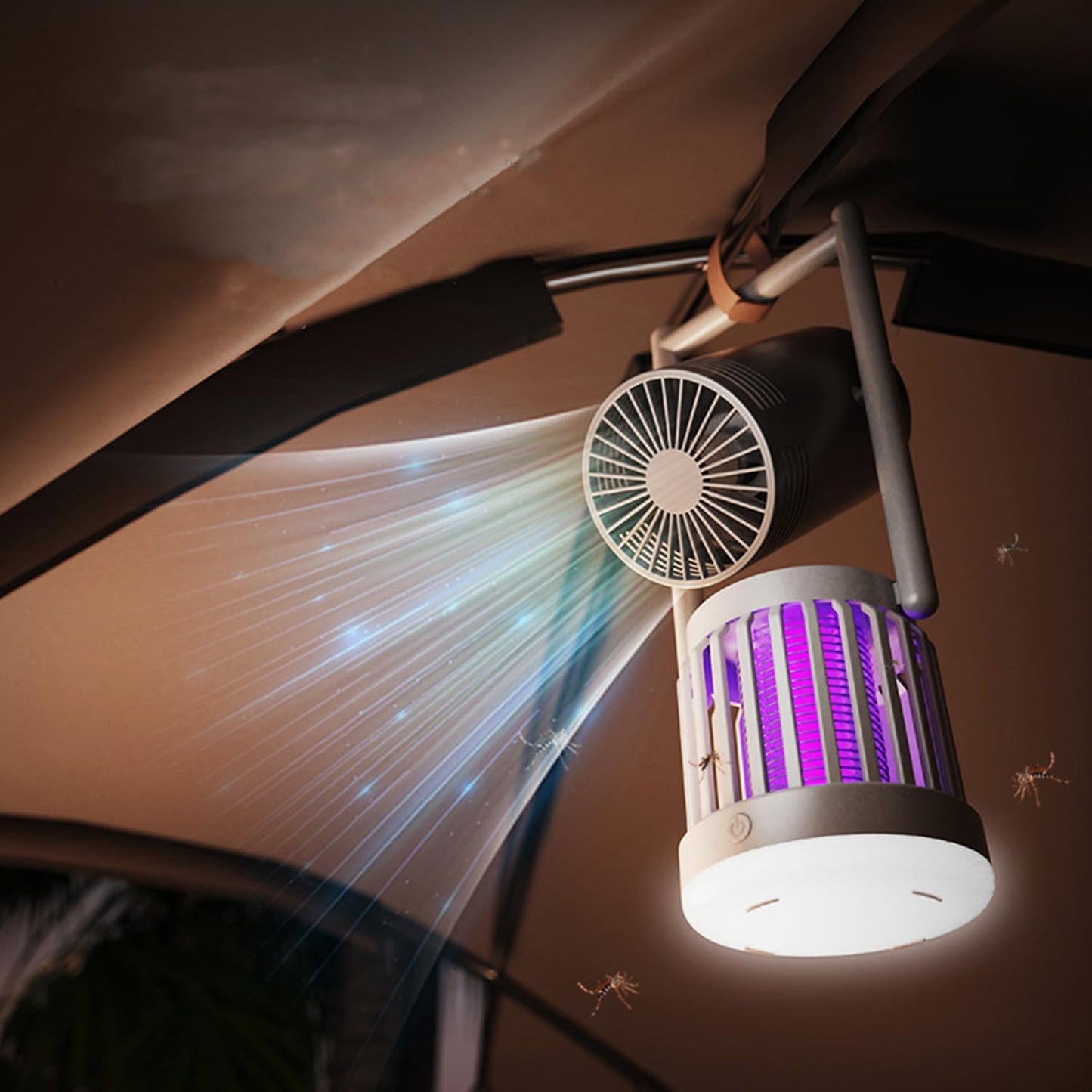Lampa protiv Komaraca sa Ventilatorom i Noćnim Svetlom