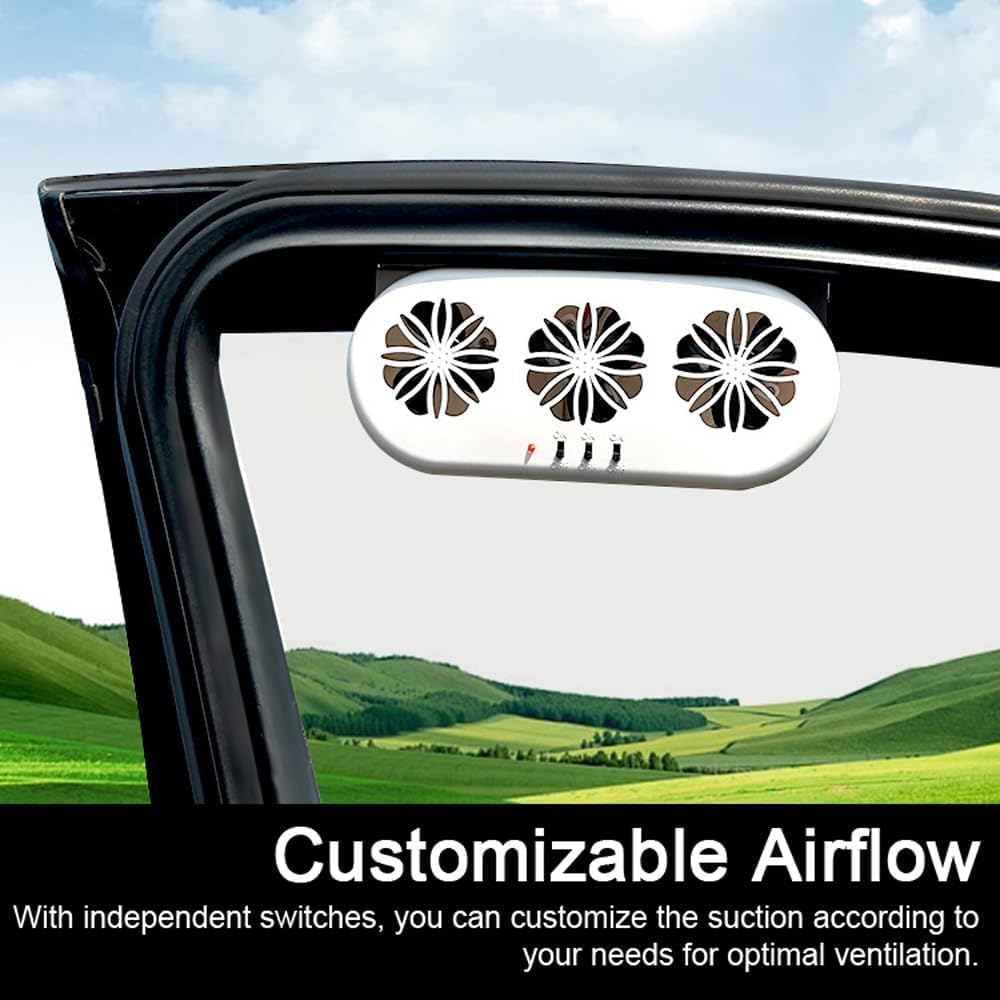 Solarni auto ventilator protiv visokih temperatura