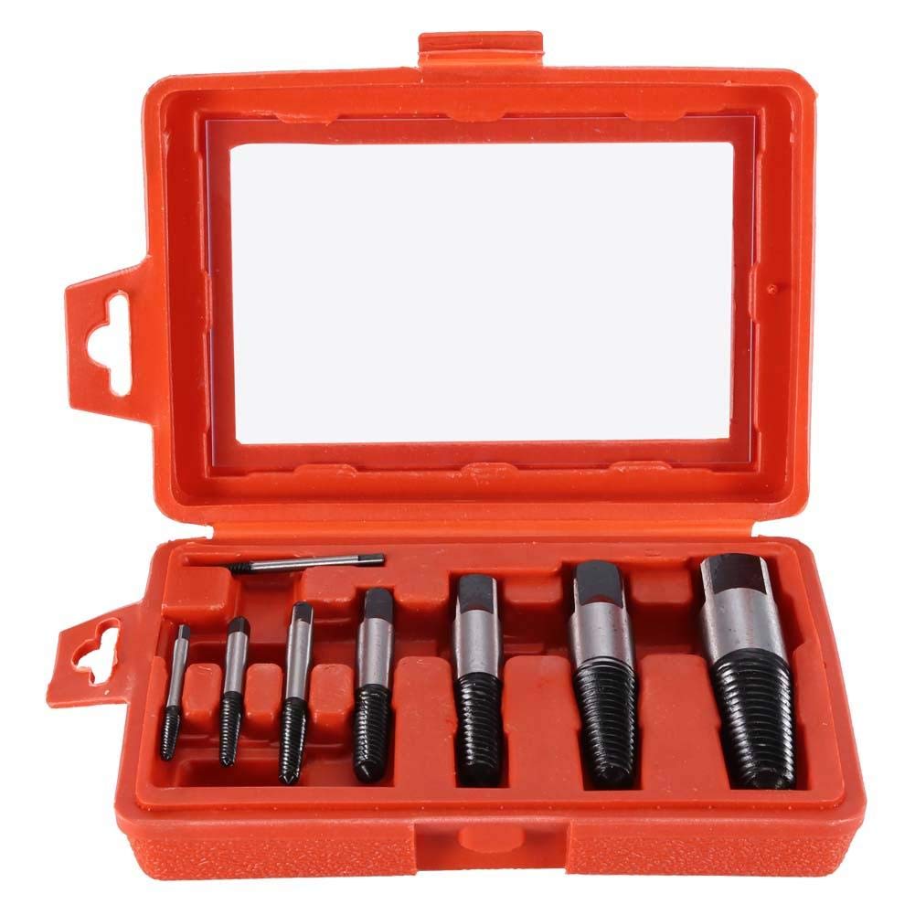 Set za vađenje zalomljenih šrafova 8 komada