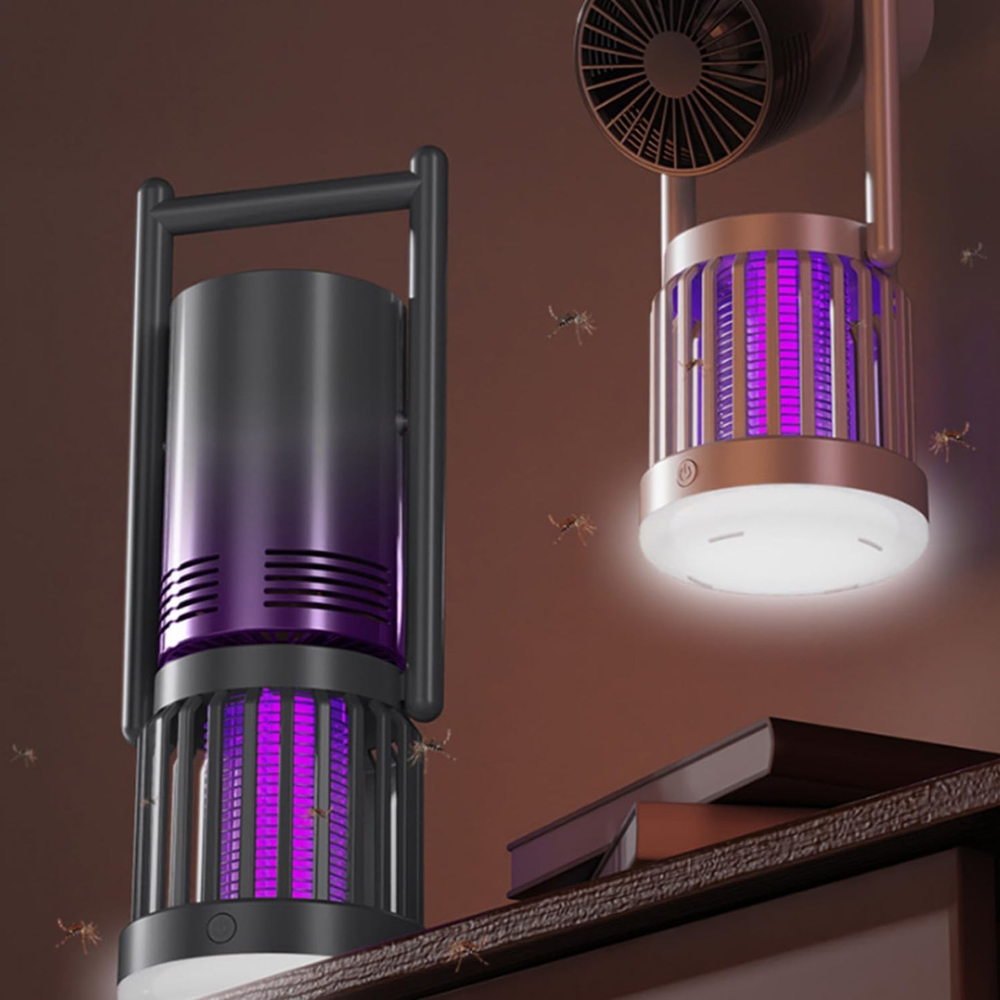 Lampa protiv Komaraca sa Ventilatorom i Noćnim Svetlom