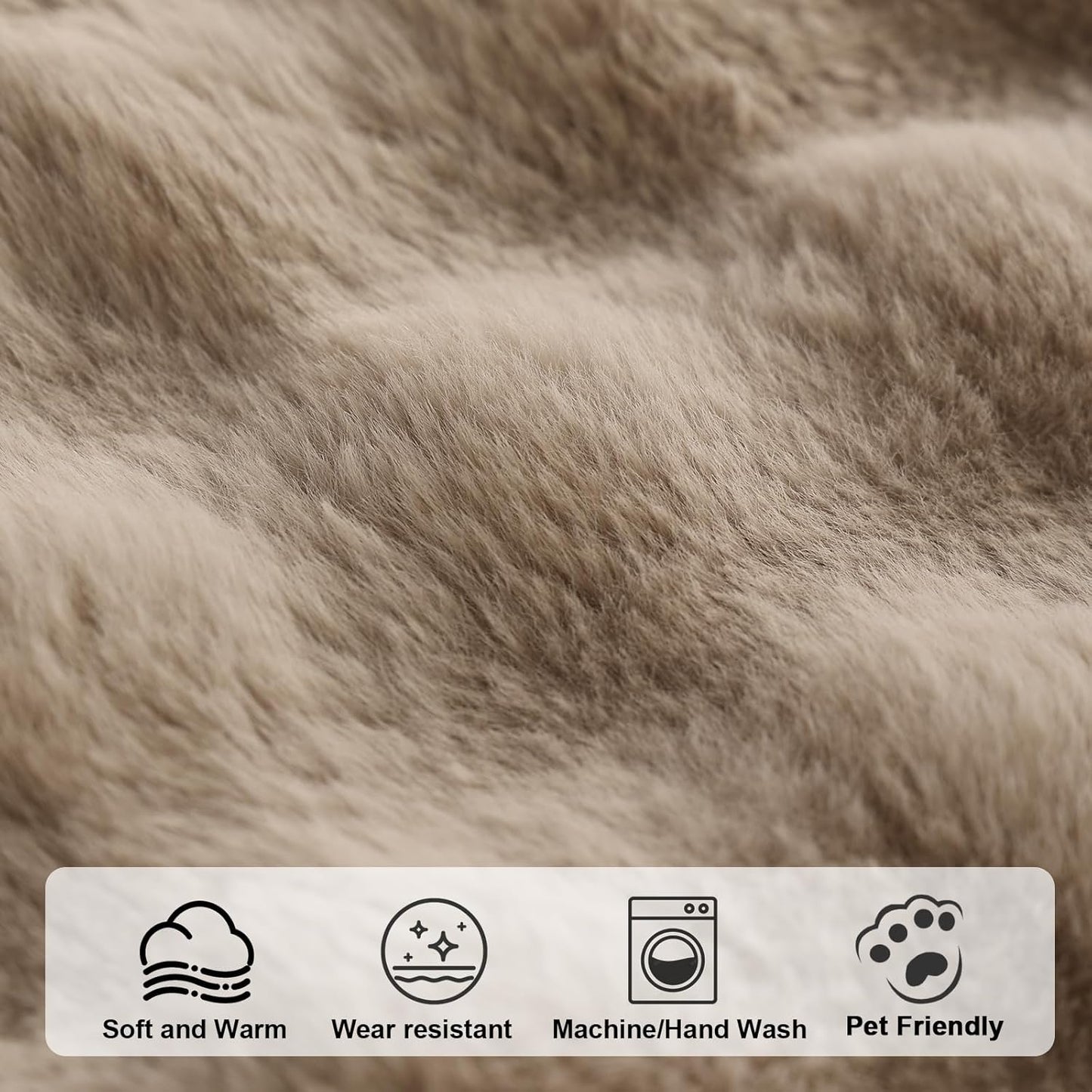 Krzneni fleker braon 70×250 cm – topao, mekani i elegantni dodatak za svaki dom