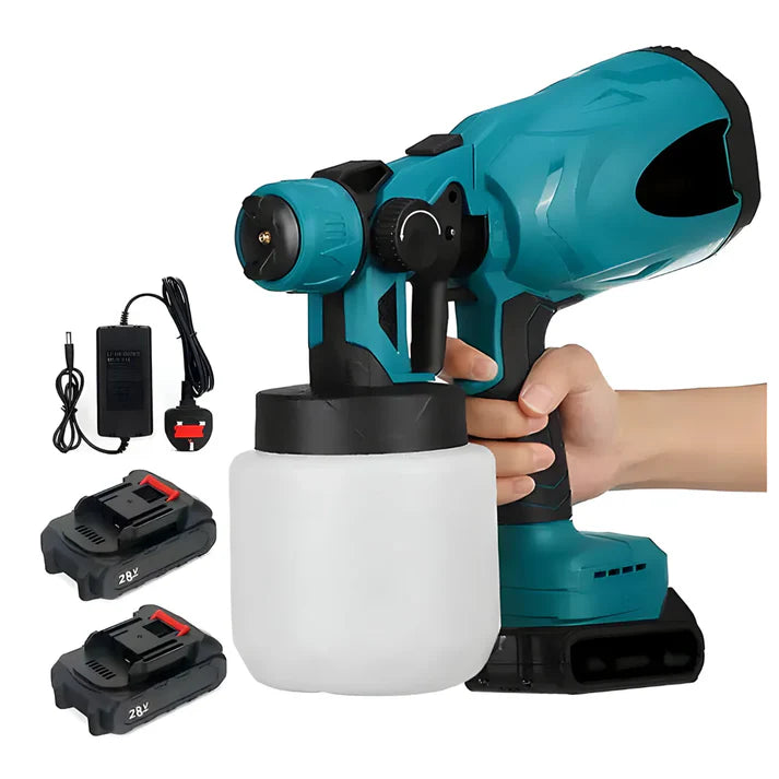 Aku pištolj za farbanje 800w + dve baterije
