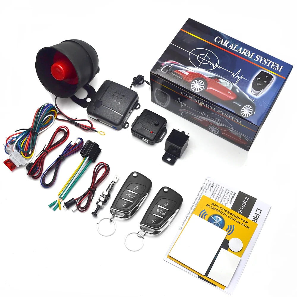 Alarm za auto kompletna oprema za montažu