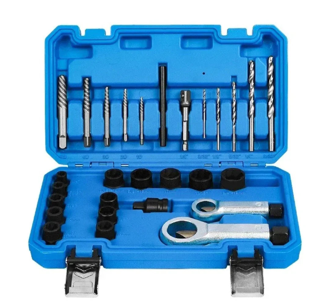 Alat za izvlacenje vijaka i matica i polomljenih srafova 28 delova