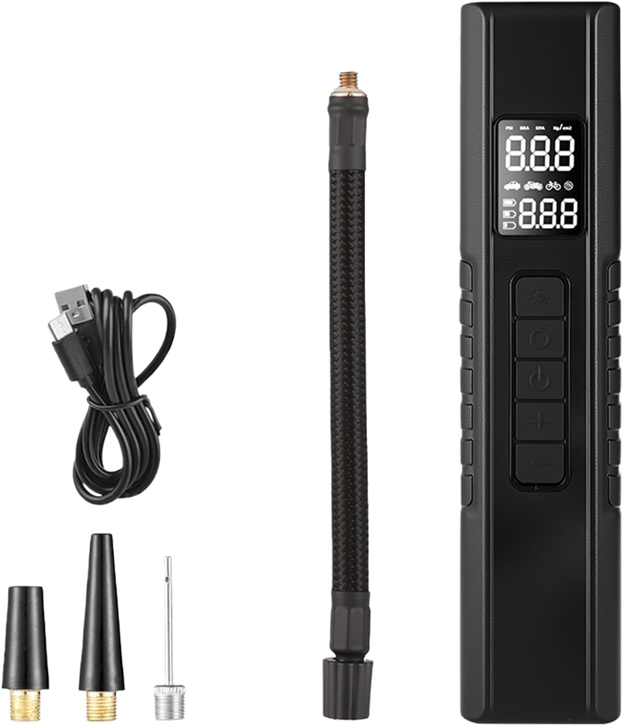 Digitalni Prenosivi Kompresor – Brza Pumpa za Gume sa Preciznim Merenjem Pritiska i LCD Ekranom