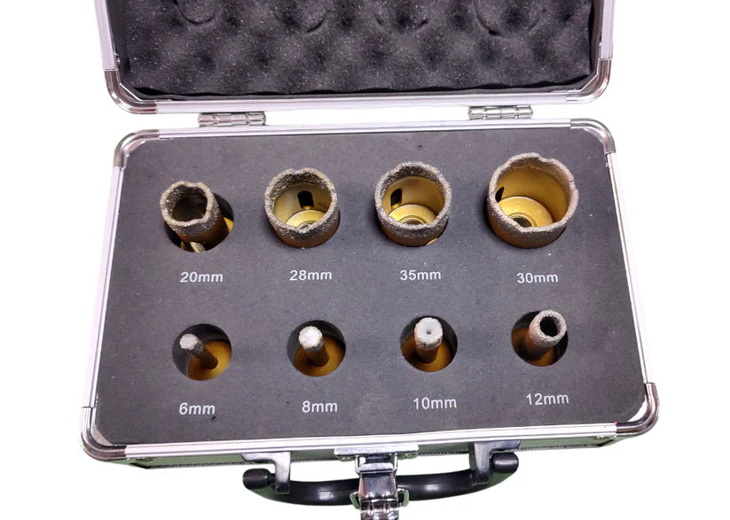 Dijamantske krune za keramiku set 8 kom