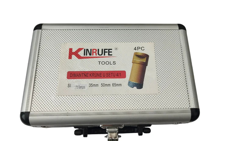 Dijamantske krune za keramiku set 4 komada