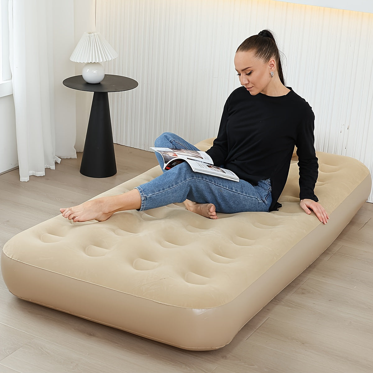 Dusek na naduvavanje sa pumpom i jastukom 190x100x25cm