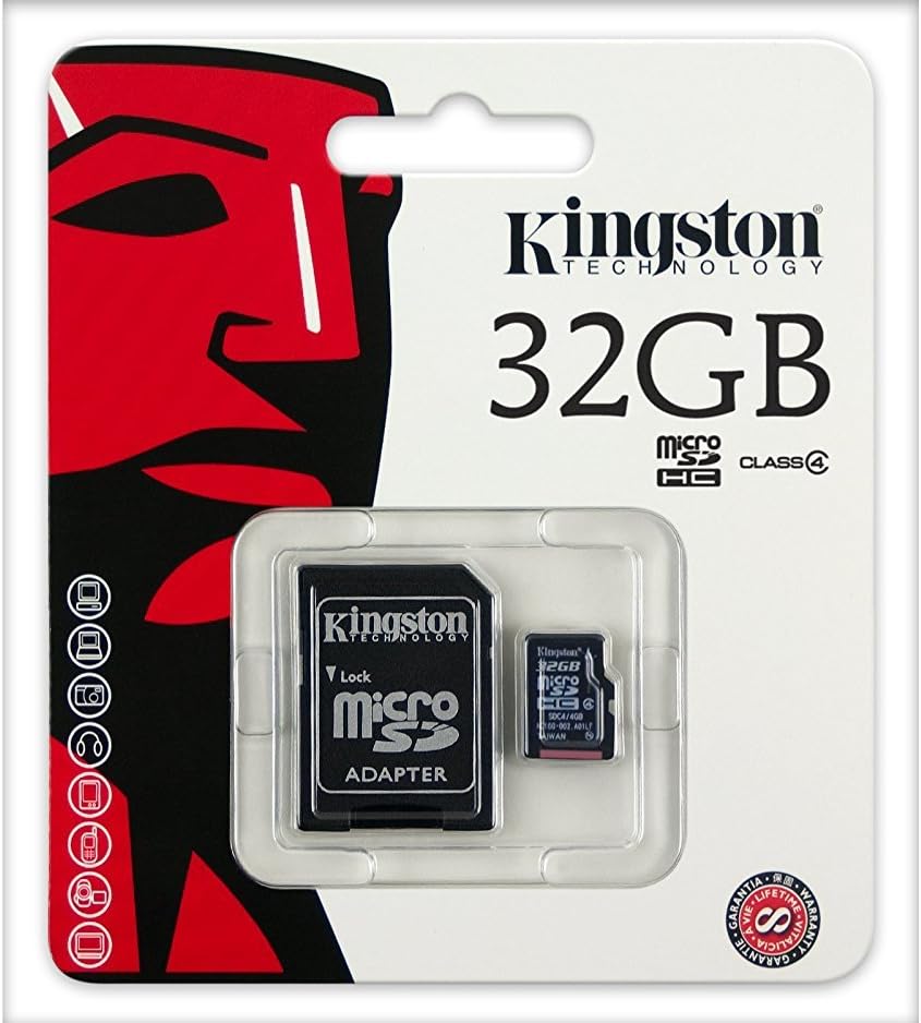 KINGSTON memorijska kartica MicroSD 32 GB + adapter
