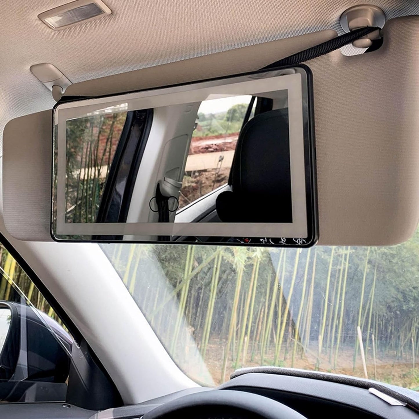 LED ogledalo za šminkanje u autu