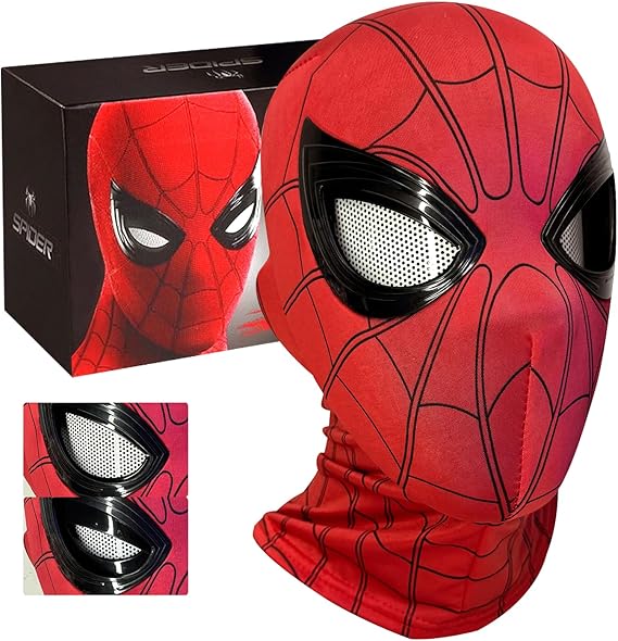 Spiderman maska sa ocima koje se pomeraju i svetle