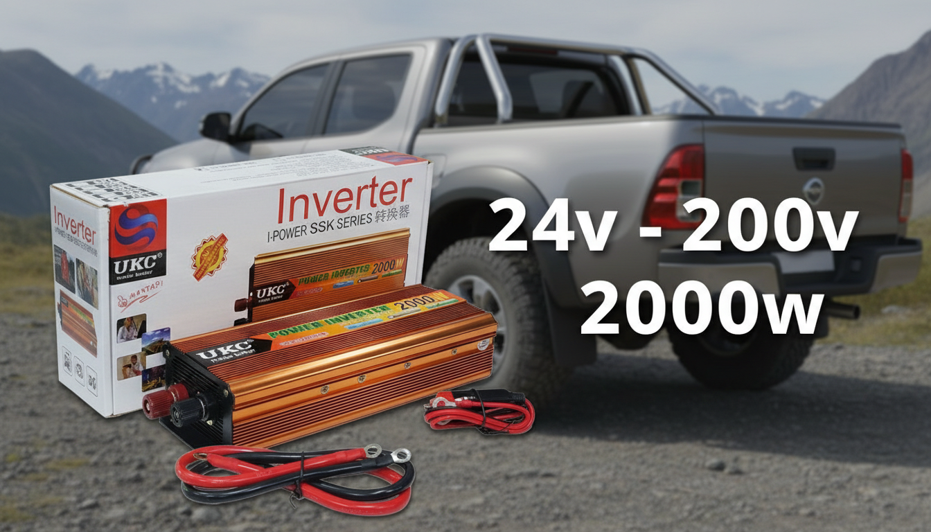 Inverter 24V na 220V 2000W – Snažan Pretvarač Napona za Kamione i Kampovanje