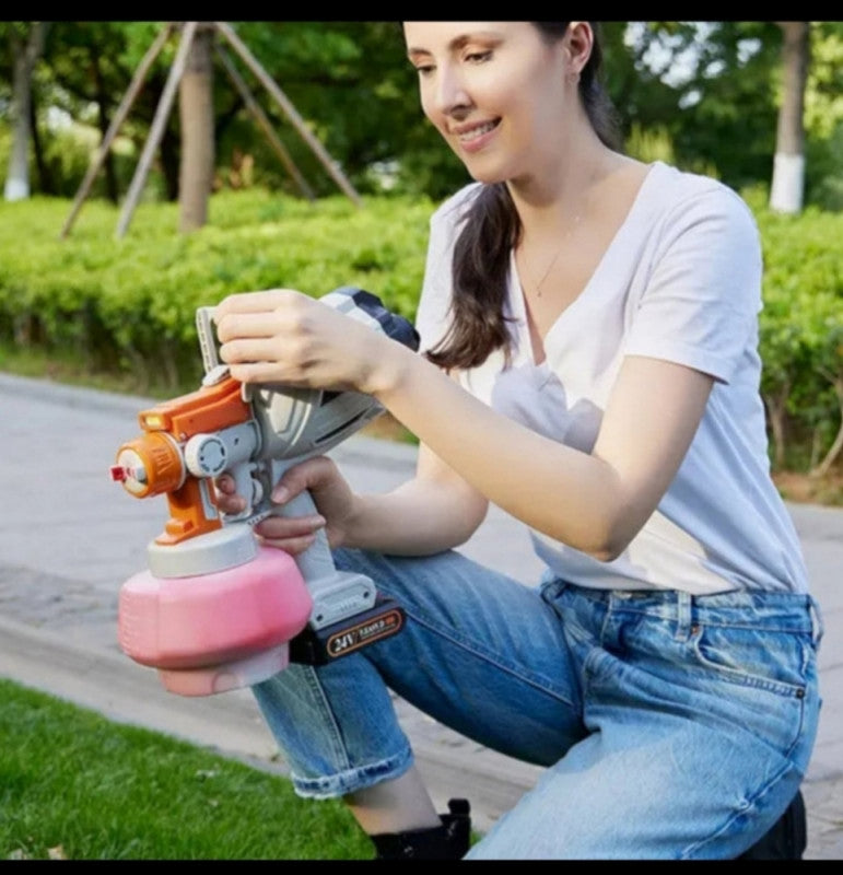 Aku pištolj za precizno farbanje led svetlom