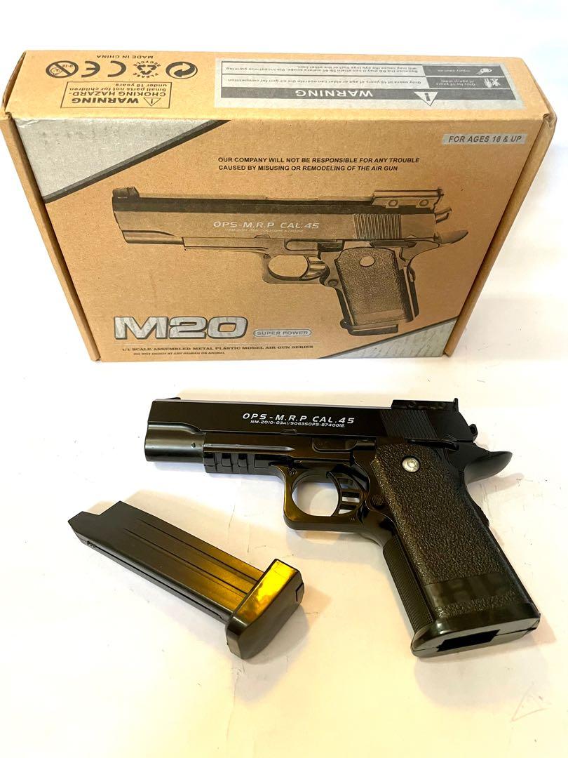 Airsoft metalni pištolj na metkiće m20