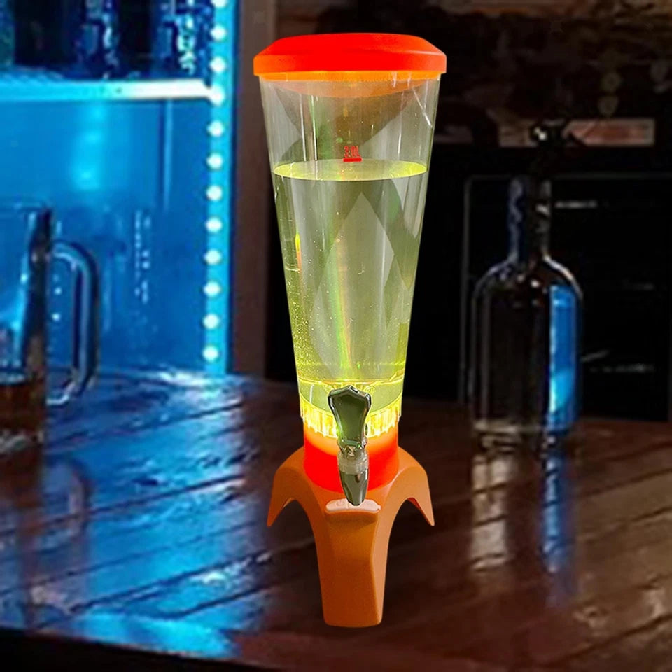 Tocilica za pivo sa zvucnikom i led svetlom 3L
