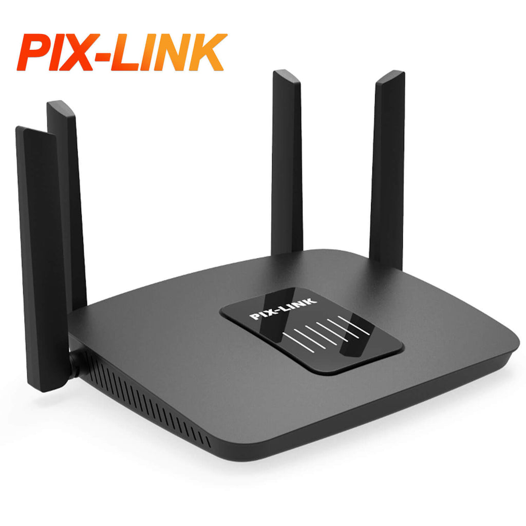 Pix Link Router LV-AC06 1200Mbps dual band crni
