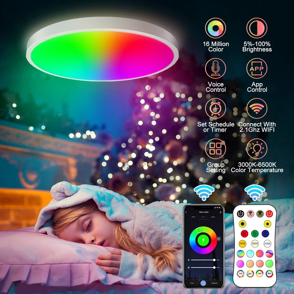 Led RGB smart lampa sa mobinom kontorlom