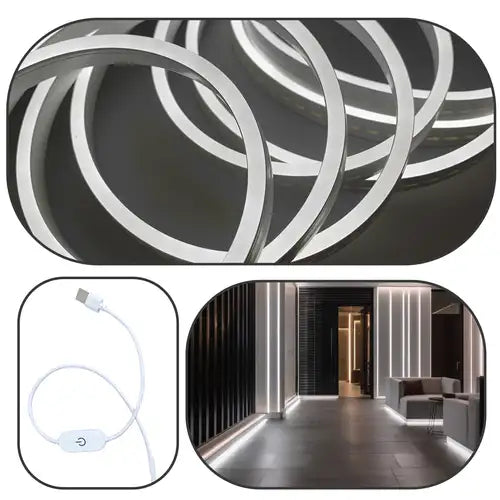 LED NEON flex traka 10m 220v Bela