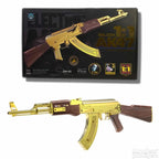 Gel Blaster Zlatni Kalashnikov – Igračka Puška na Vodene Kuglice za Decu