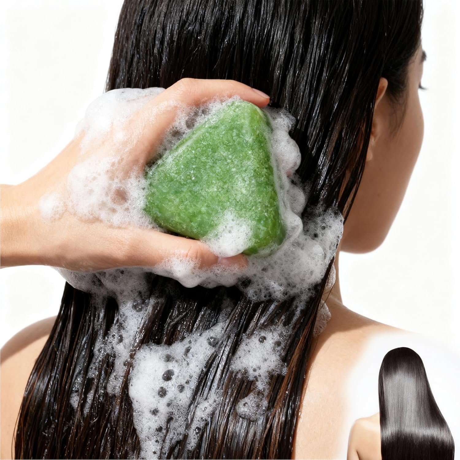 1+1 GRATIS BioHair Usman Herbal Shampoo Bar – Prirodni Biljni Šampon Protiv Opadanja Kose za Brži Rast i Jačanje Kose za Žene i Muškarce