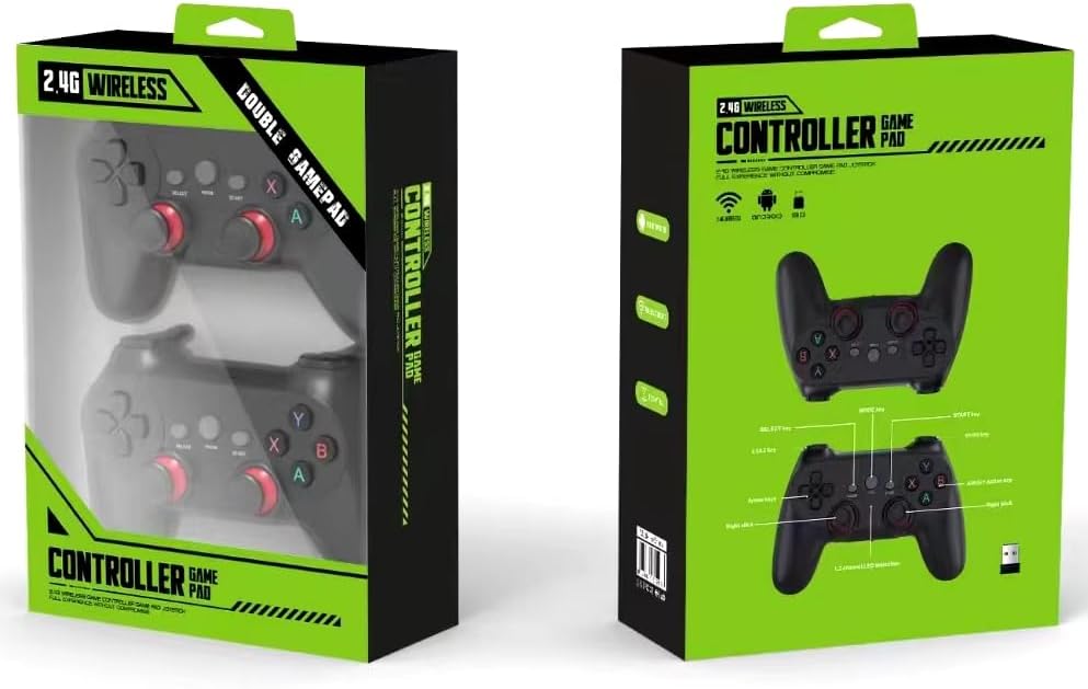 Bežični Dual Game Kontroler – Wireless Gamepad za PC, Android i TV Box