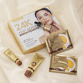 24K Zlatni Set za Negu Lica – Serum, Peel Off Maska i Maska za Oči | Hidratacija, Protiv Bora i Čišćenje Pora