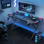 RGB Gaming Sto – Profesionalni Gejmerski Sto sa LED Osvetljenjem