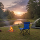 Sklopiva Kamp Stolica sa Držačem za Piće