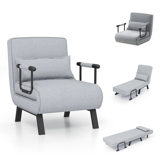 3u1 Sklopiva Fotelja na Razvlačenje – Fotelja, Ležaljka i Krevet do 150kg