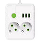 Dupla utičnica sa 3 USB port 2500W