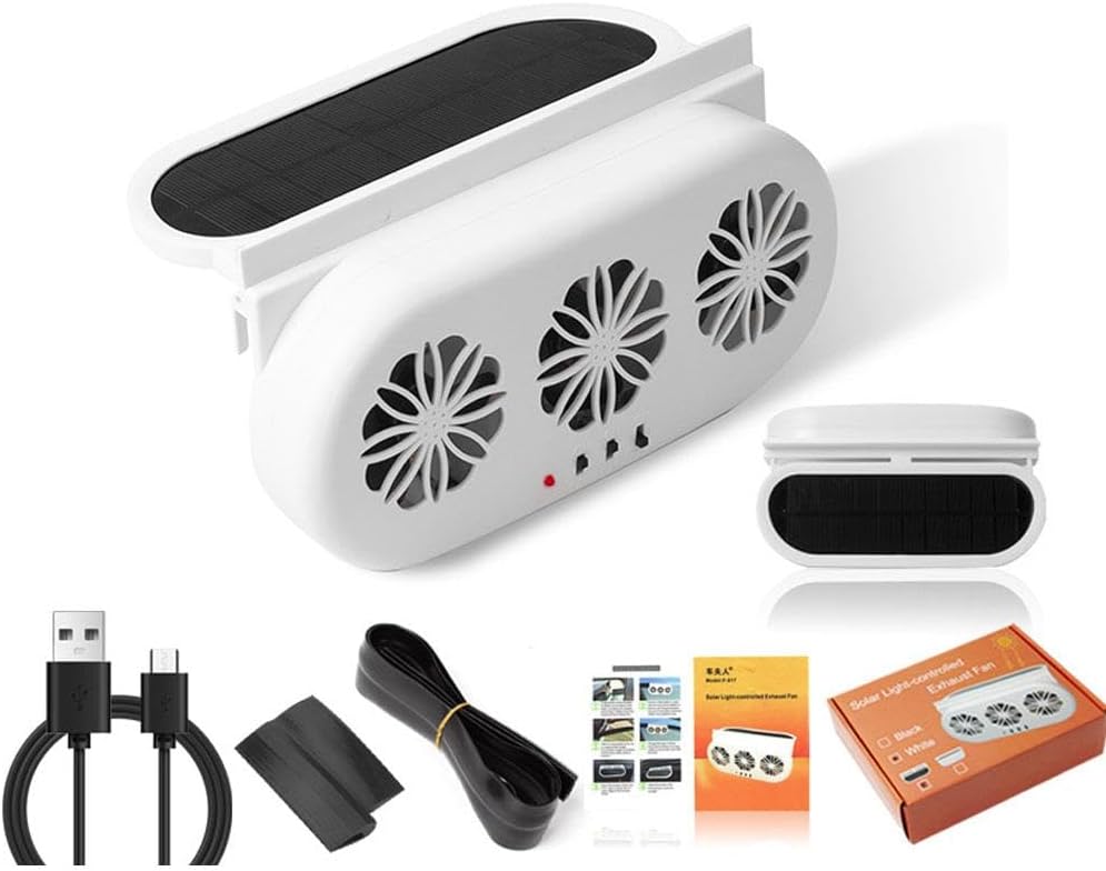 Solarni auto ventilator protiv visokih temperatura