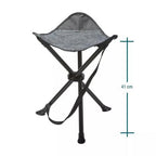 Kamperska Tripod Stolica – Sklopiva i Stabilna za Kamp, Plažu i Prirodu
