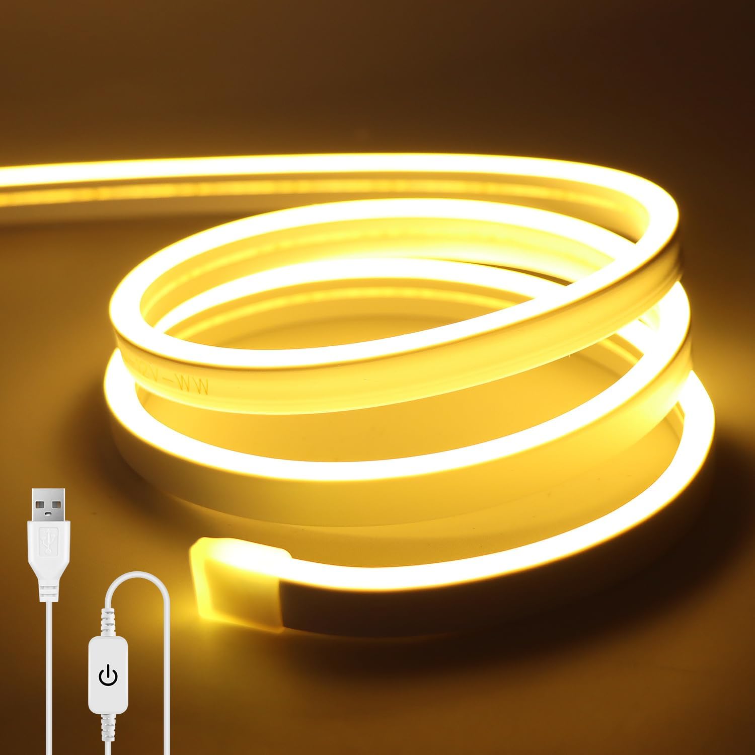 LED NEON flex traka 10m 220v Toplo Bela