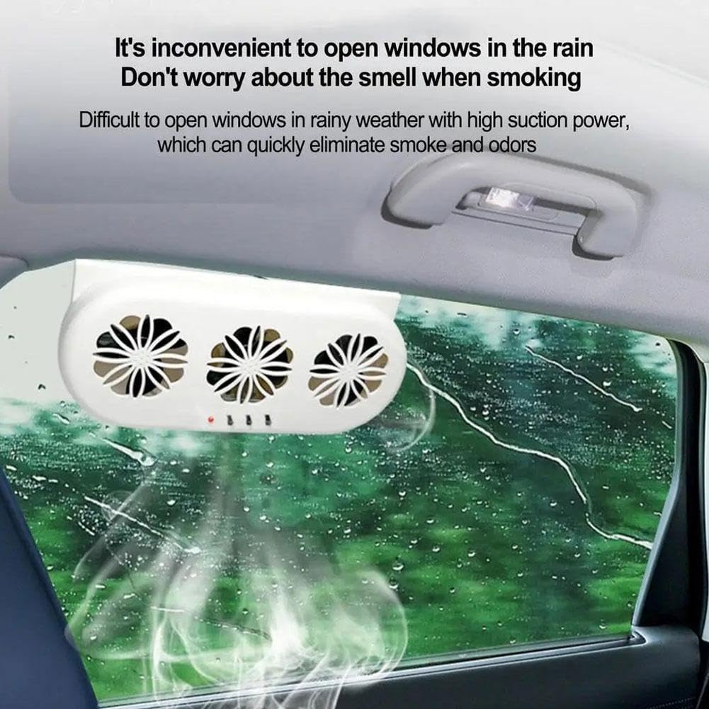 Solarni auto ventilator protiv visokih temperatura
