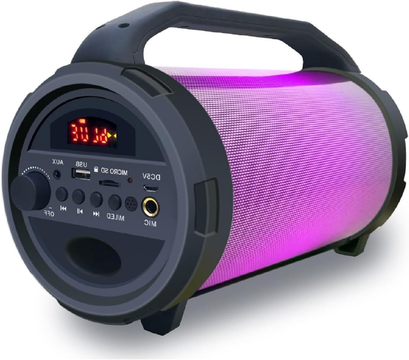 Bluetooth zvučnik BAZOOKA sa led svetlom