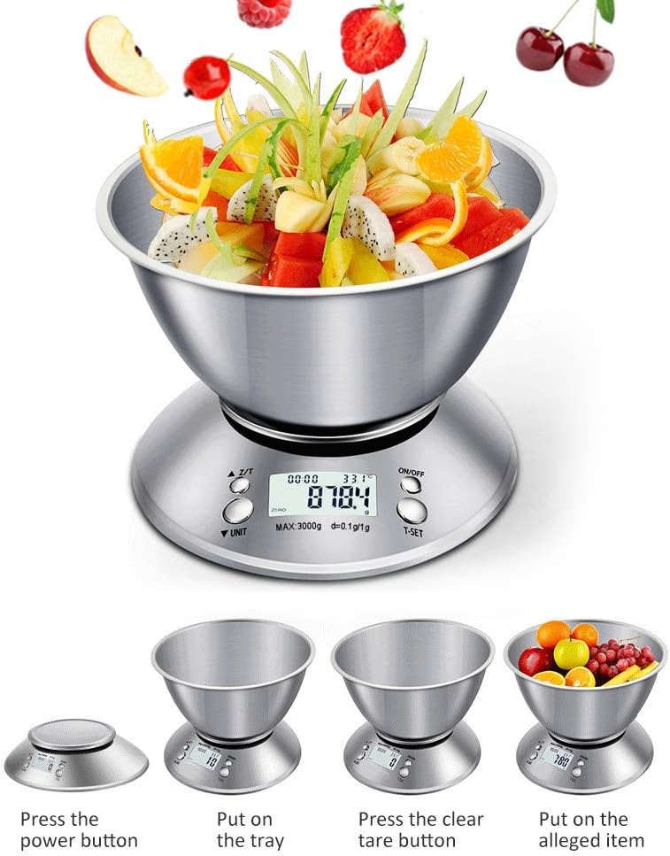Kuhinjska vaga digitalna INOX