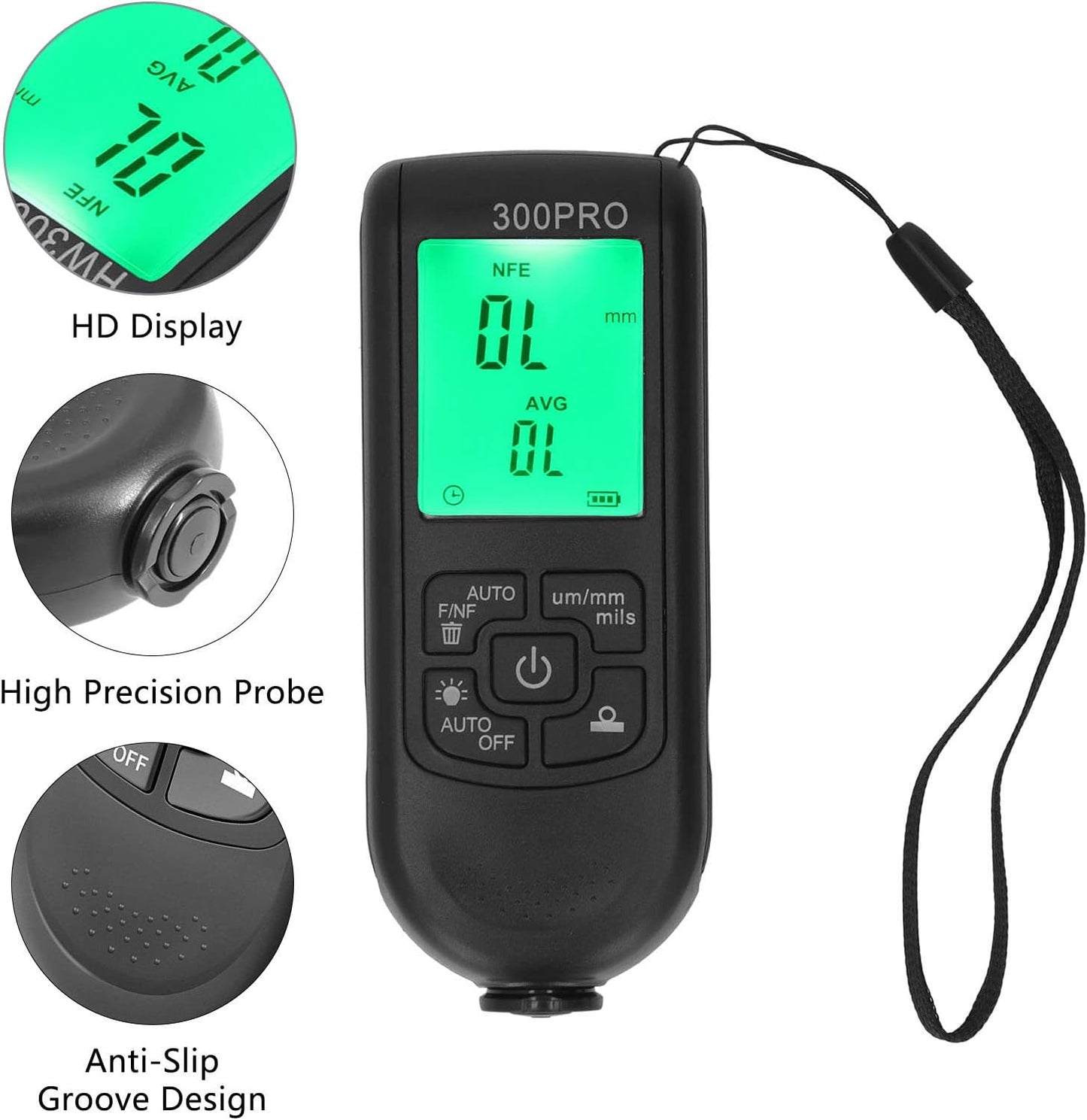 Profesionalni Merač Debljine Nanosa Boje i Premaza