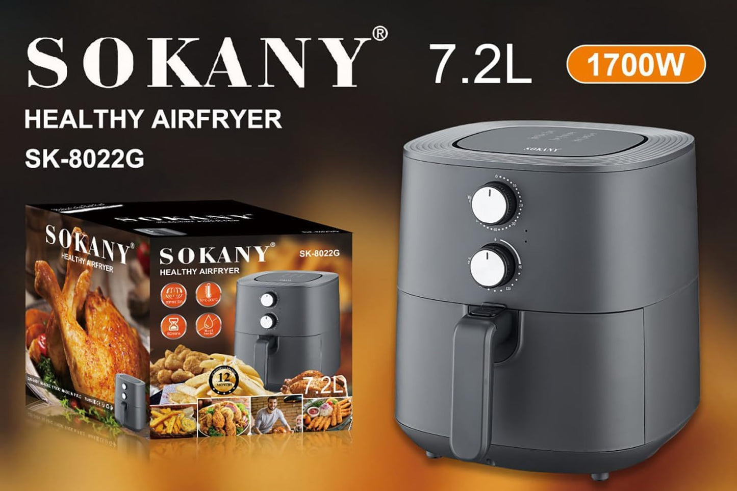 Friteza na vreli vazduh SK-8022