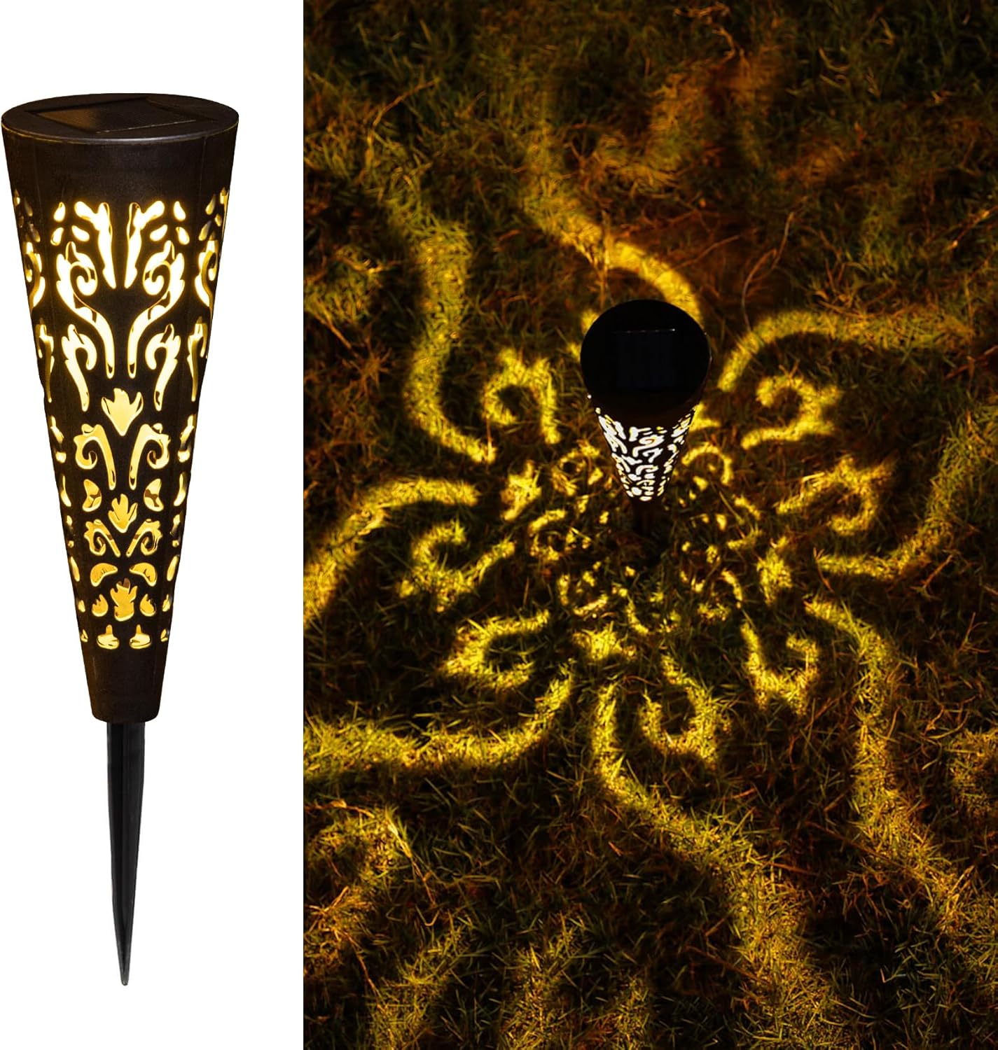 Bastenske solarne lampe sa bordurom