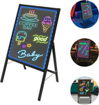 Profesionalna LED Tabla za Pisanje 60x80 cm – Reklamna Svetleća Tabla za Izlog i Reklamu