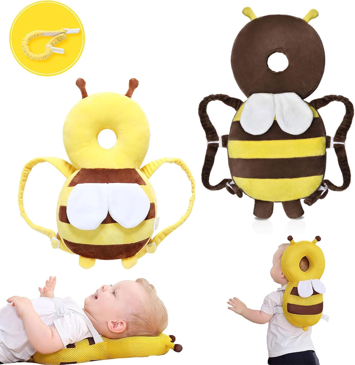 Zaštitni jastuk sa tregerima u obliku pčelice Walking Pillow