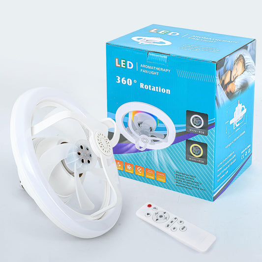 Led luster sa ventilatorom E27