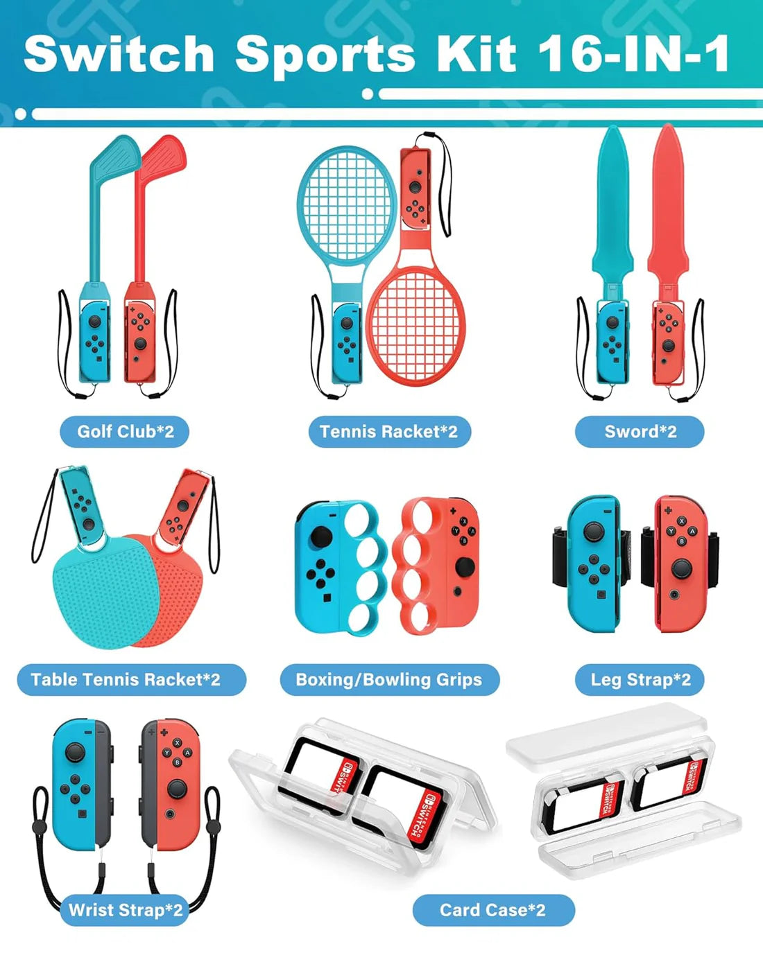 Nintendo Switch 16-u-1 Sportski Set
