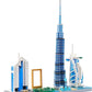 Dubai Skyline Arhitektonski Model – Kolekcionarski Micro Kocke Set za Odrasle