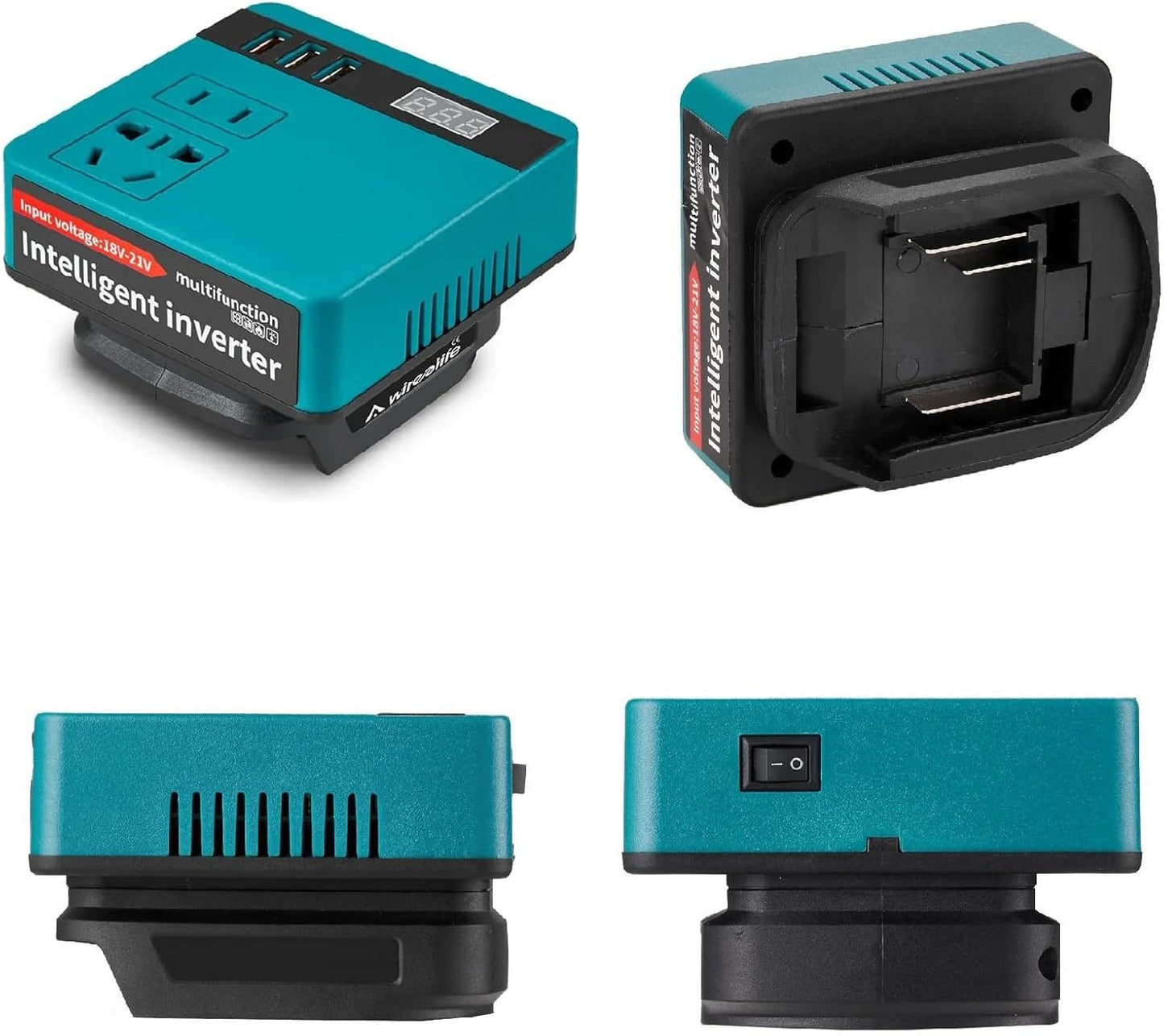 Pretvarac napona za Makita baterije sa 18-21V na 220V