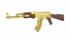 Gel Blaster Zlatni Kalashnikov – Igračka Puška na Vodene Kuglice za Decu
