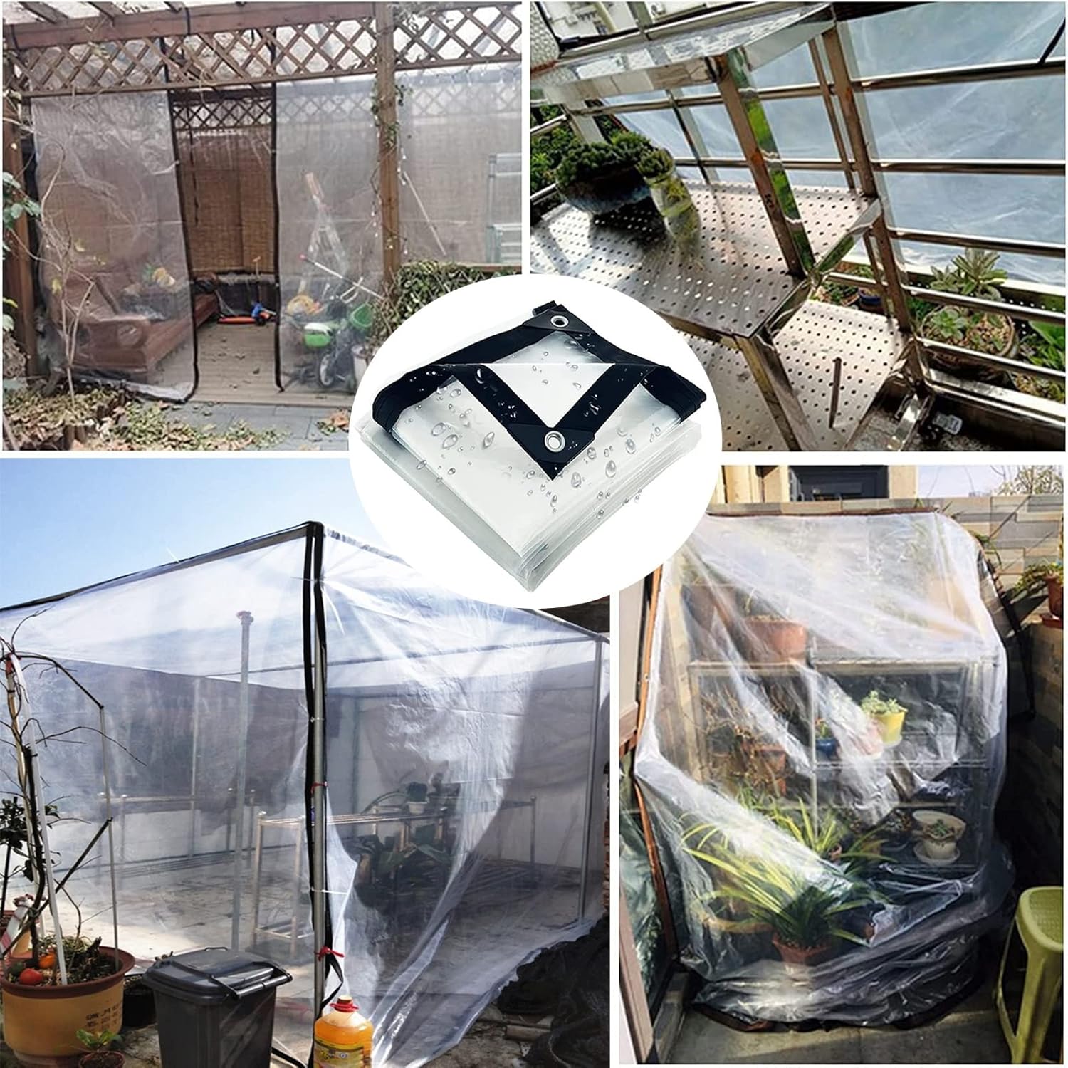 Zastitna providna cerada 3m x 4m