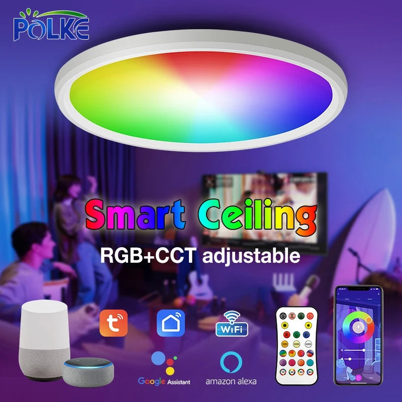 Led RGB smart lampa sa mobinom kontorlom