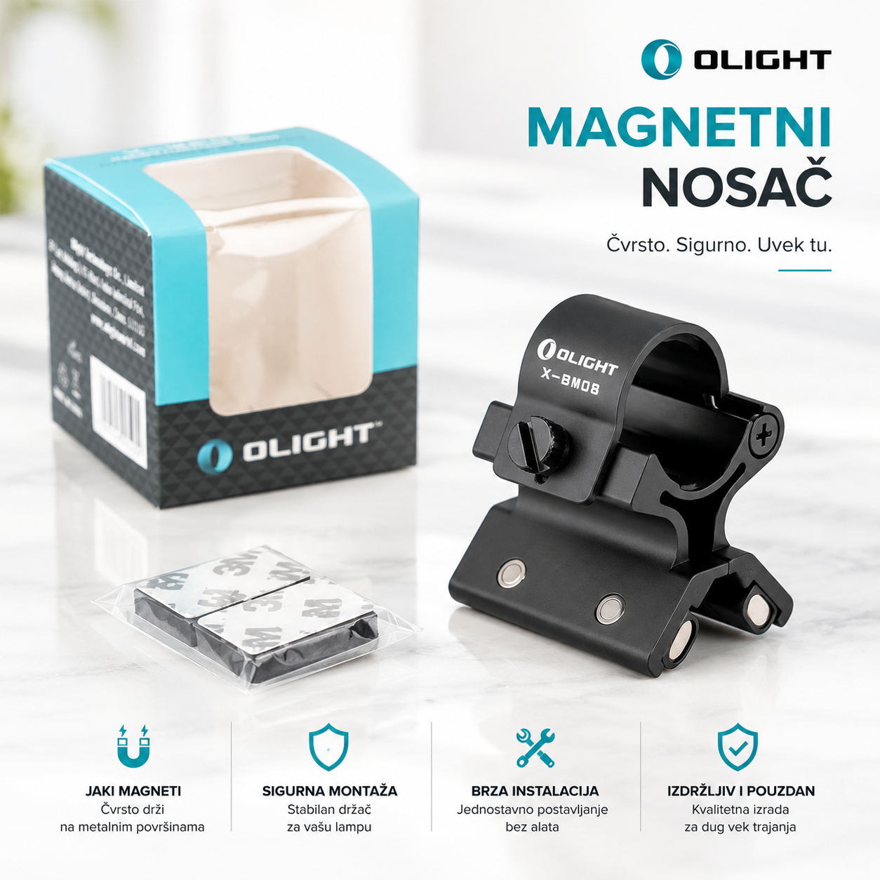 OLIGHT magnetni nosač za montažu lampe
